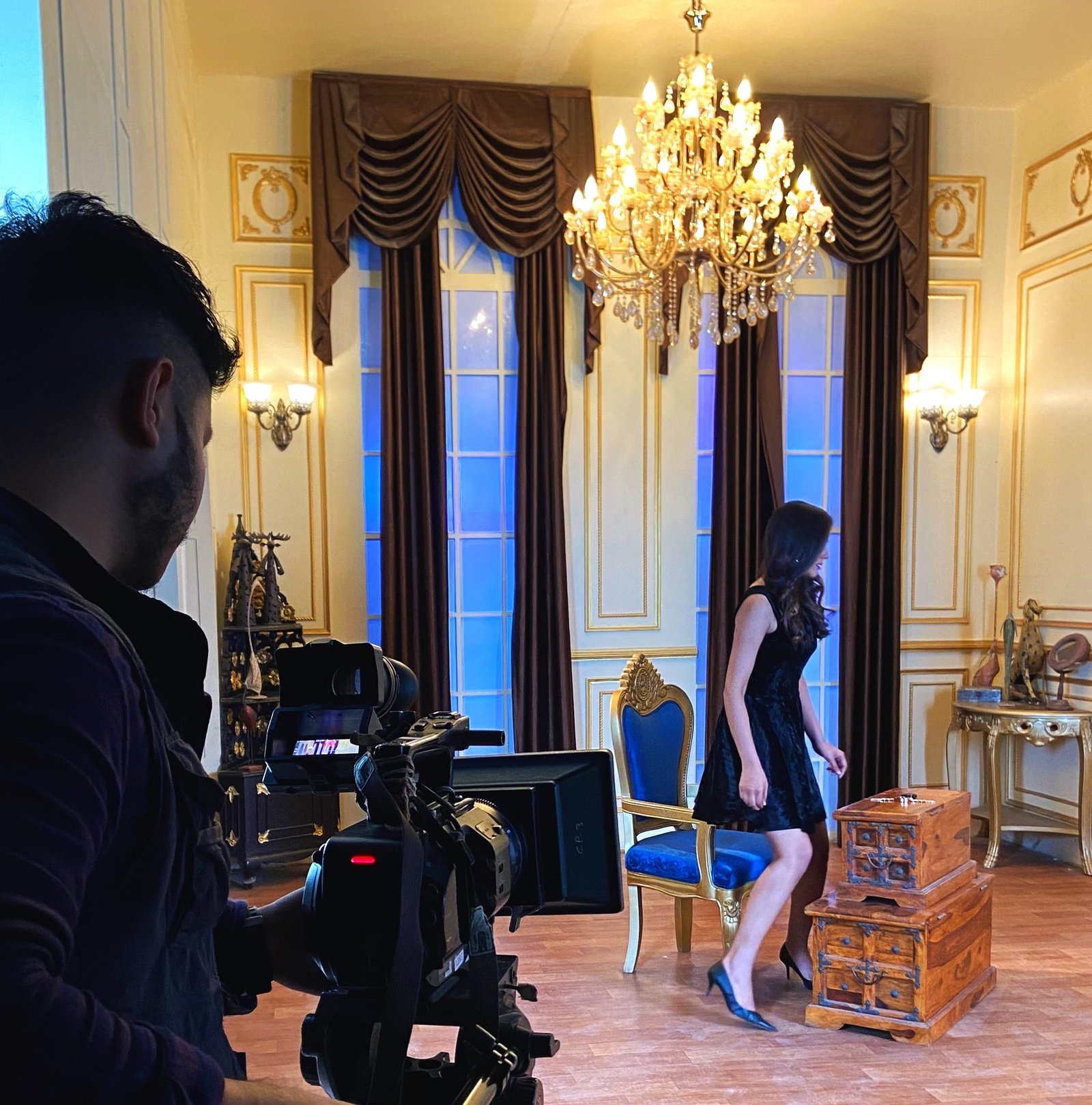 Skittles Productions on a TV commercial shoot