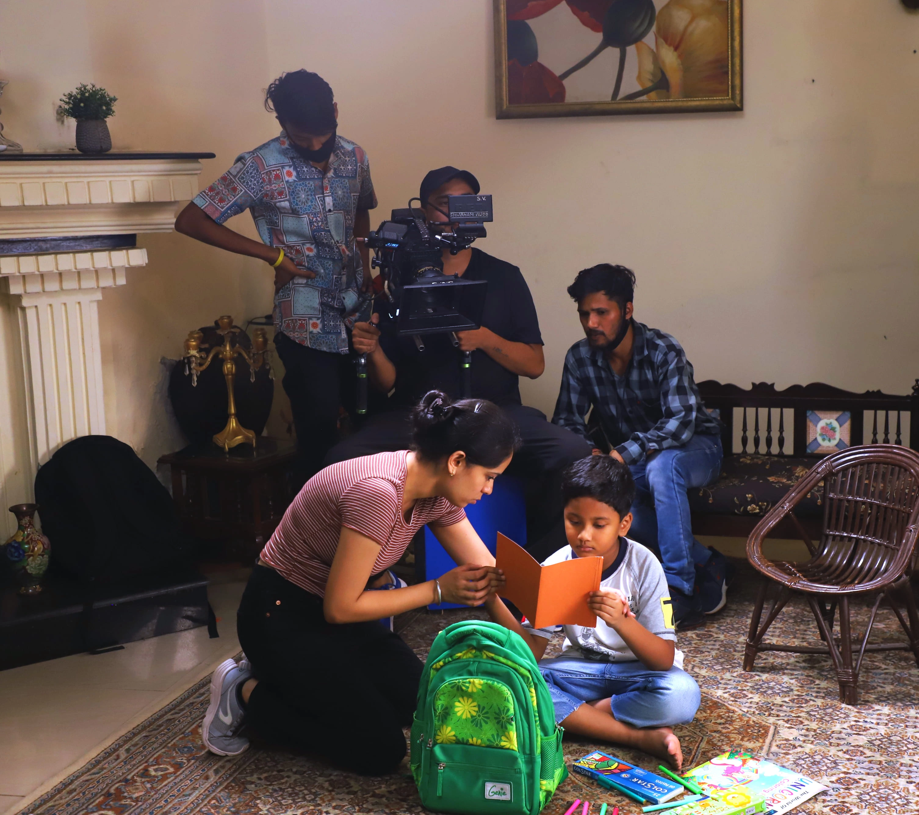 Skittles Productions TV commercial shoot in Delhi